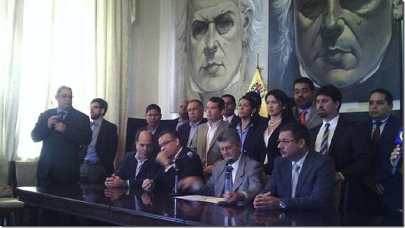 oposicion venezuela ramos allup rueda de prensa
