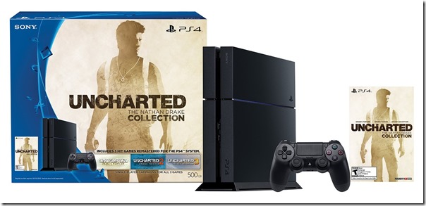 PlayStation 4 500GB Uncharted The Nathan Drake Collection Bundle